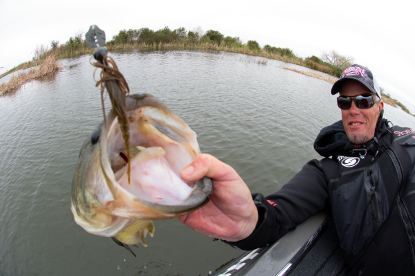 Keith Comb holding fish 