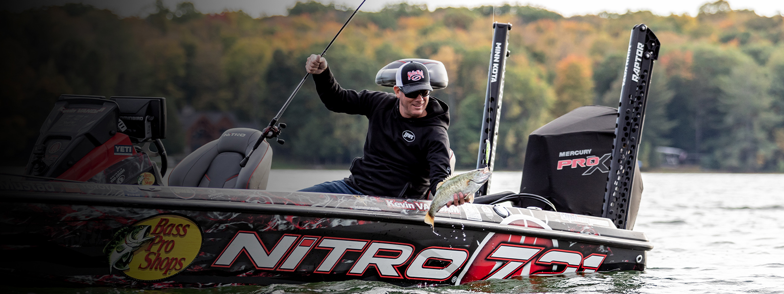 KVD fishing on boat