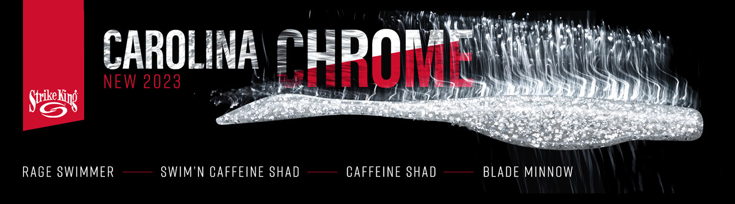 Strike King Debuts Carolina Chrome Soft Baits