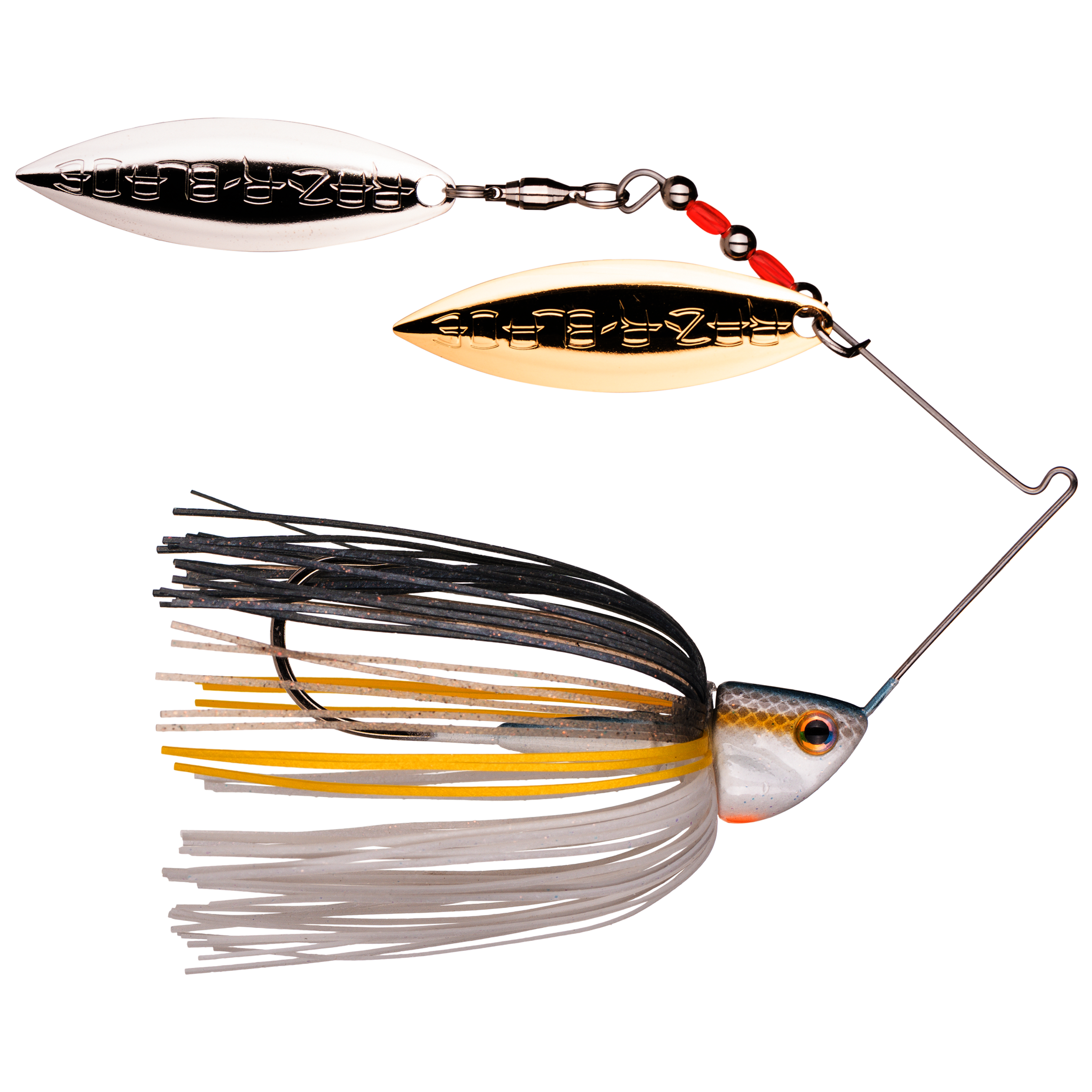 Spinnerbaits, couleurs de jupe personnalisées, configuration de