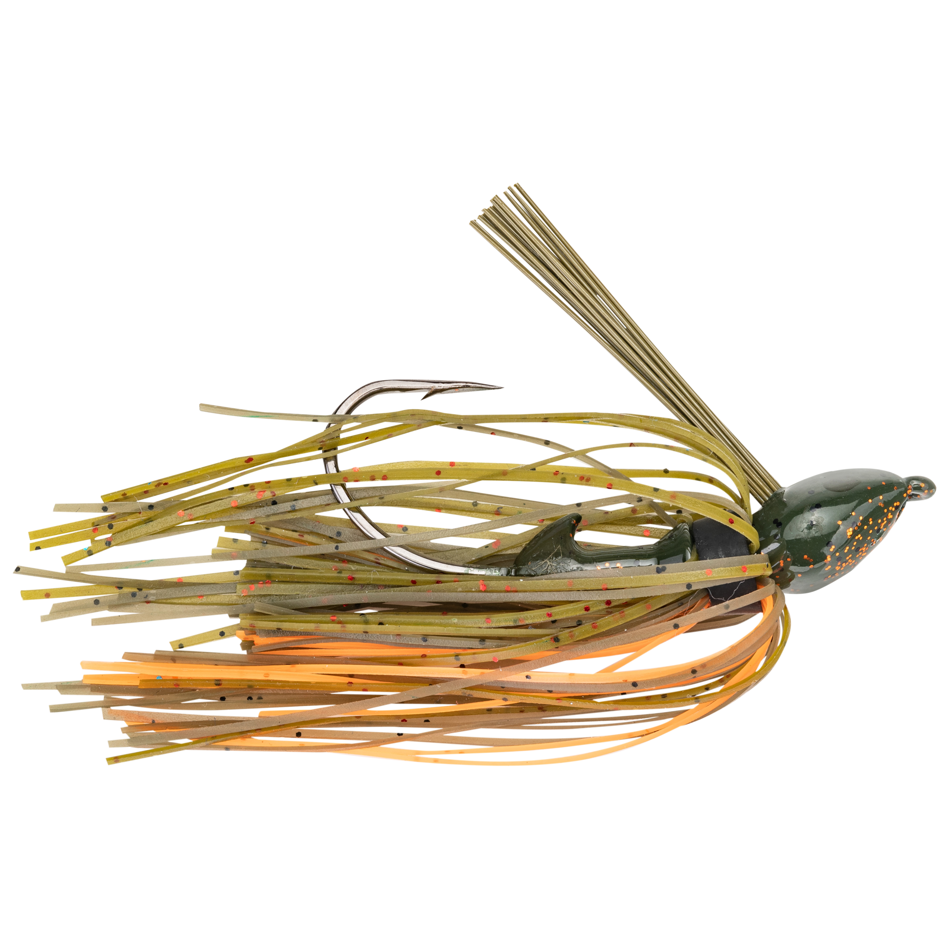 Strike King Denny Brauer Baby Structure Jig – 3/8 Oz, Bama Craw Color, Bass Fishing Lure