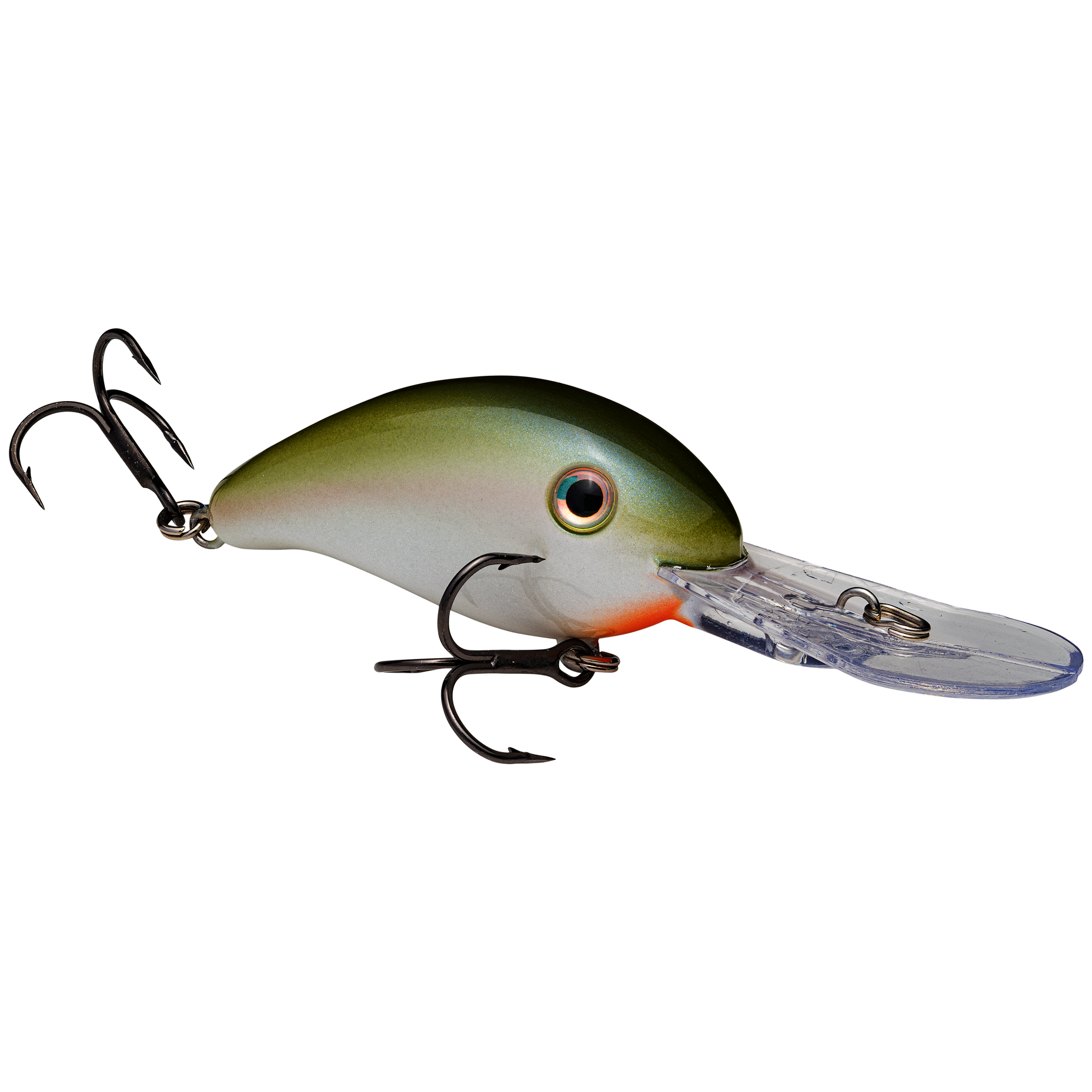 Strike King Pro Model 10XD Powder Blue Back Chartreuse