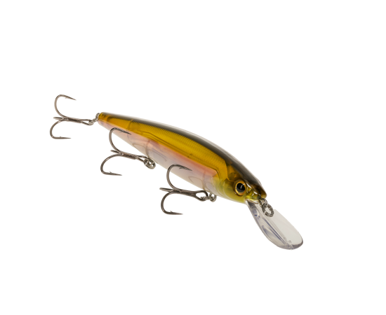 Vintage Z-plug Wooden Jointed Fishing Lure With Glass Eyes 