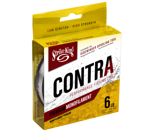 Contra Monofilament 150yd Fishing Line | Strike King Lure Company Contra Monofilament 150yd Fishing Line | Strike King Lure Company