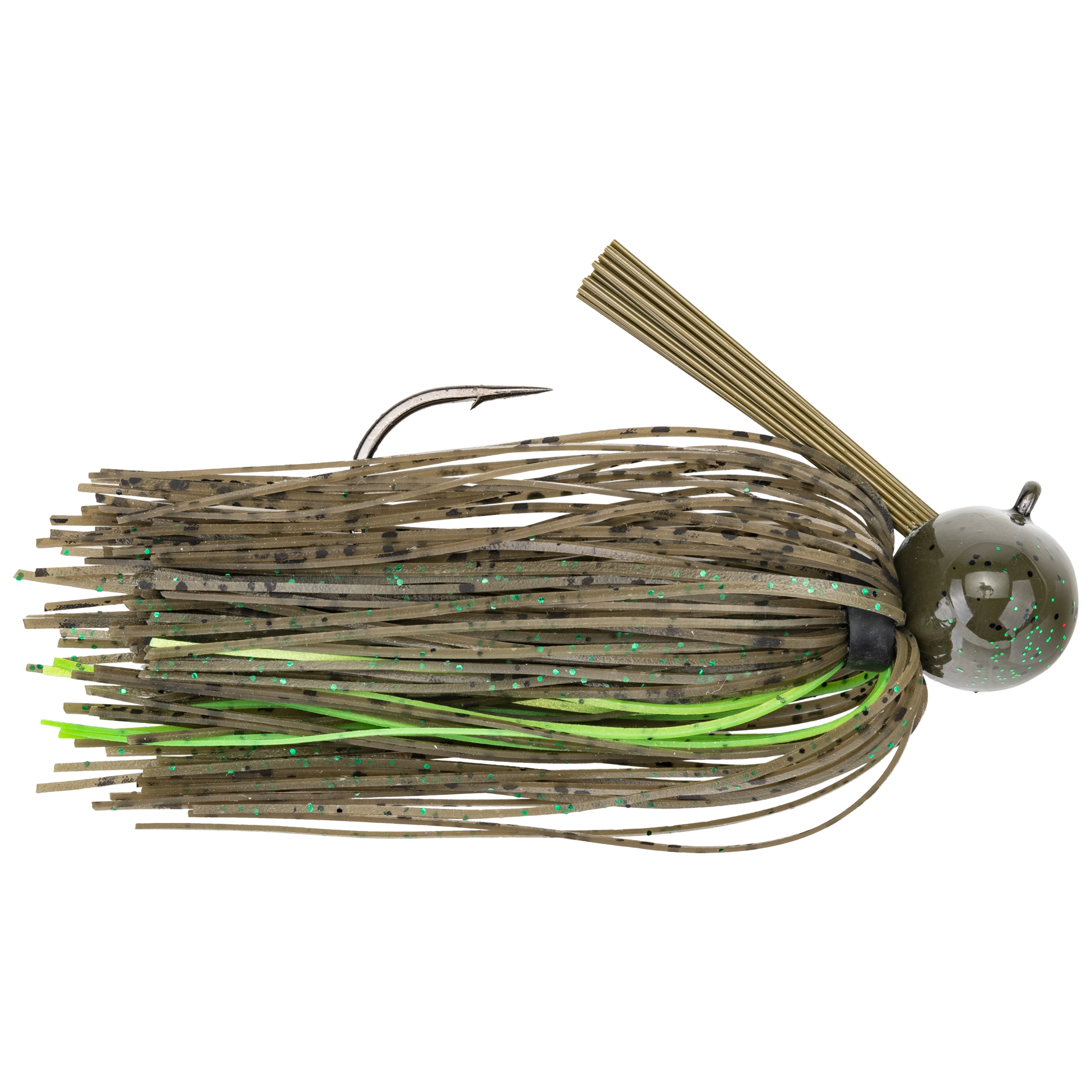 Strike King Tour Grade Skipping Jig - 1/2 Oz Watermelon Seed Fishing Lure With Custom Flat-Sided Head