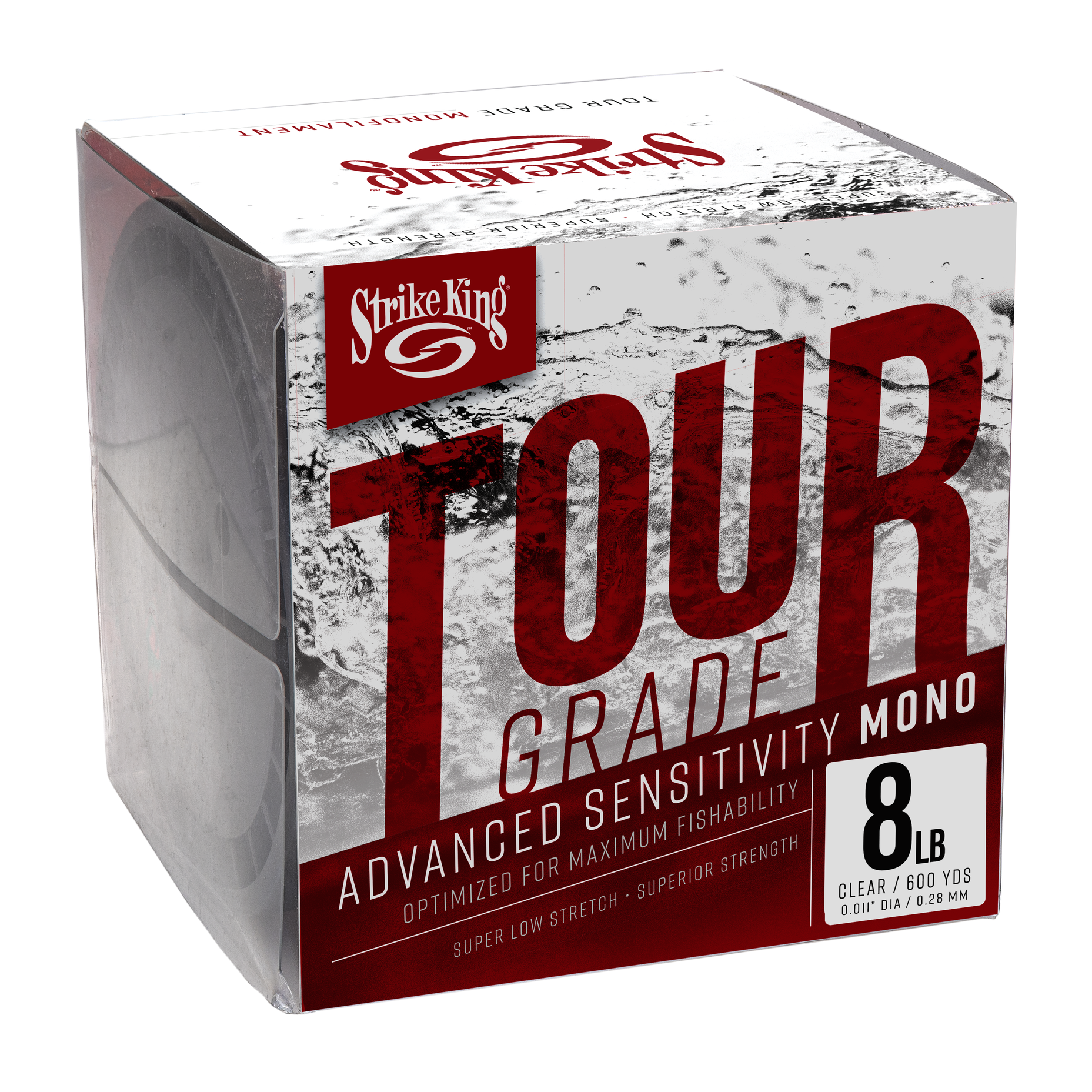 Strike King Tour Grade Braid Fishing Line - 600 Yards, 30lb Test, Green