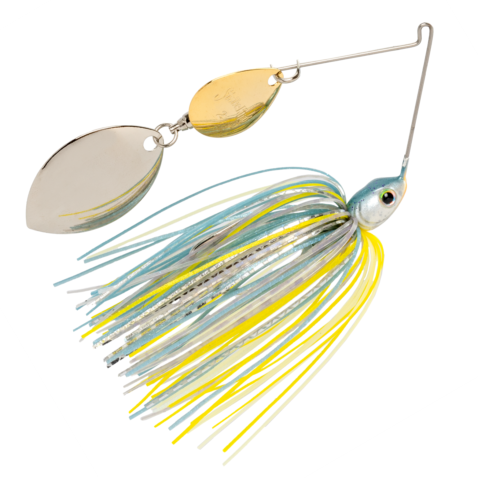 Esca Spinnerbait War Eagle Finesse Colorado/Turtleback - Gonna Speckled White Chartreuse - 5/16 Oz Per Pesca - 2