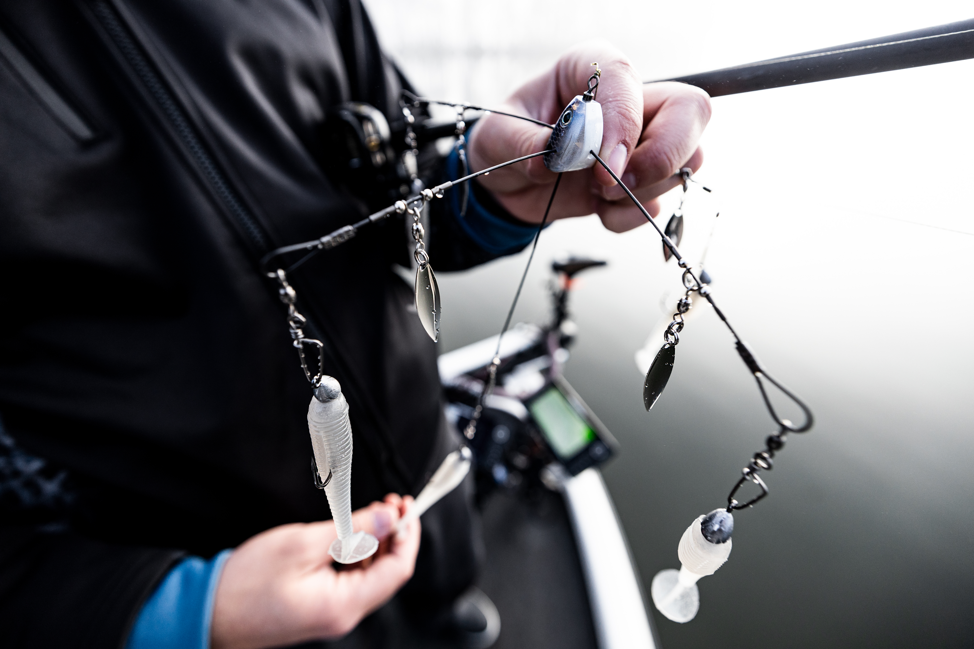 thumbnail image 2 of Strike King Squadron Swimbait Jig Heads 1/4oz - SSH14, Umbrella Rig Compatible, 7 Colors Available 2 of 5